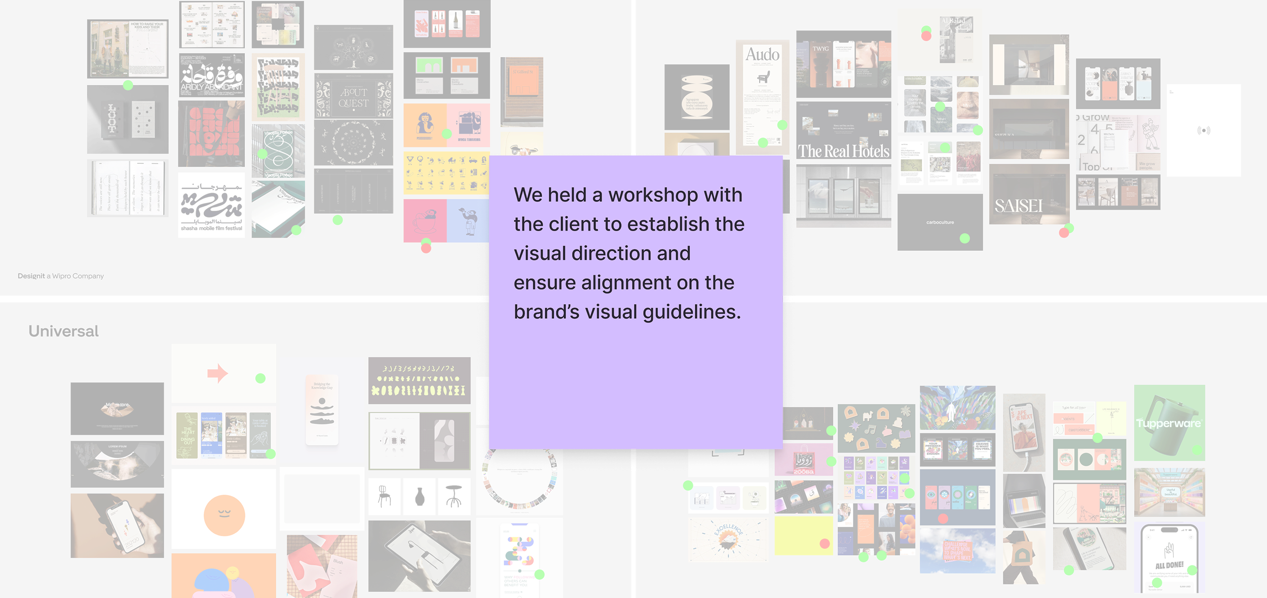 Visual direction workshop — moodboard and references